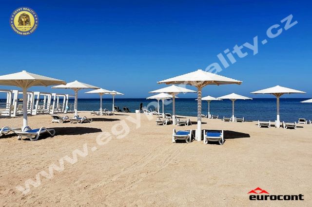 Egypt - Hurghada - Selena Bay, Pláž resortu